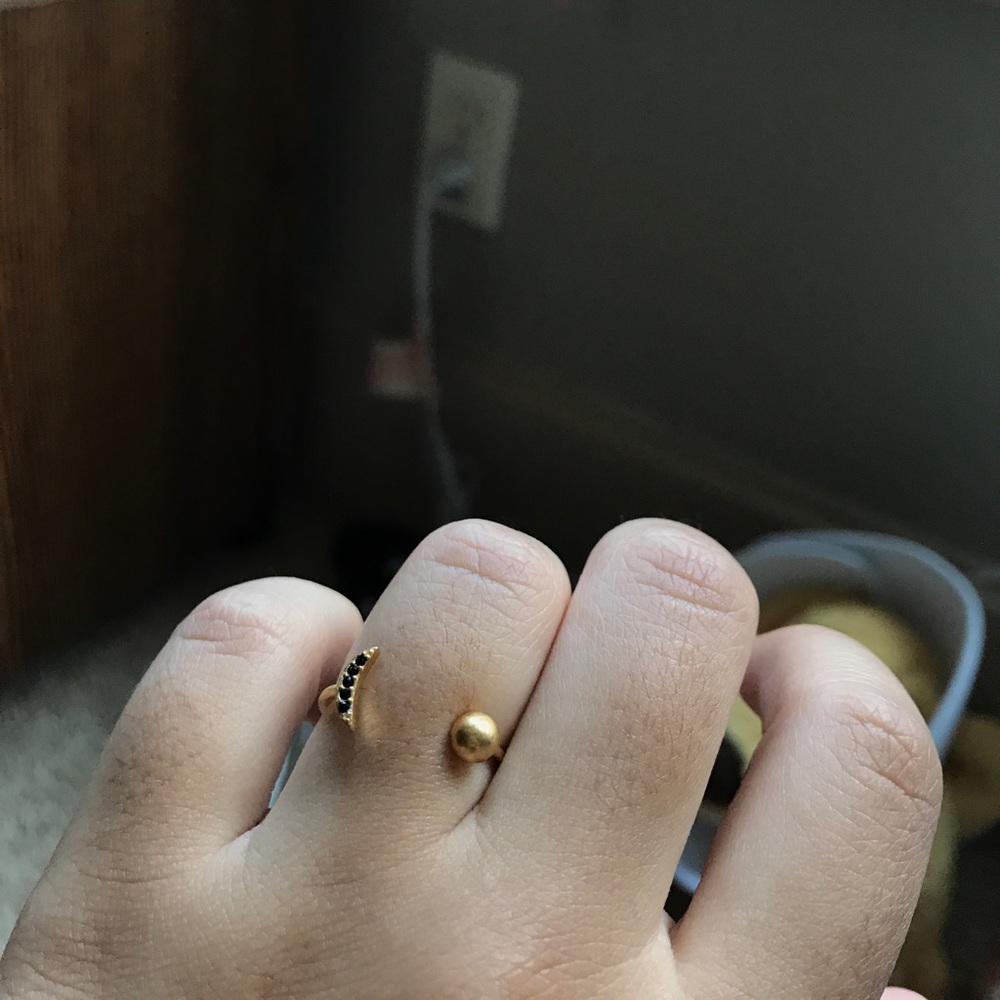 madewell gold adjustable ring